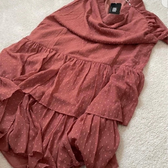 NWOT Designer INDIYA Ruffle Sari - Picture 4 of 6